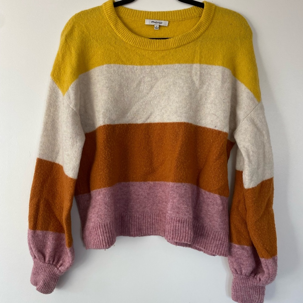 Madewell Cozy Striped Sweater (S)
